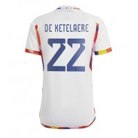 Dres Belgija Charles De Ketelaere #22 Gostujuci SP 2022 Kratak Rukav